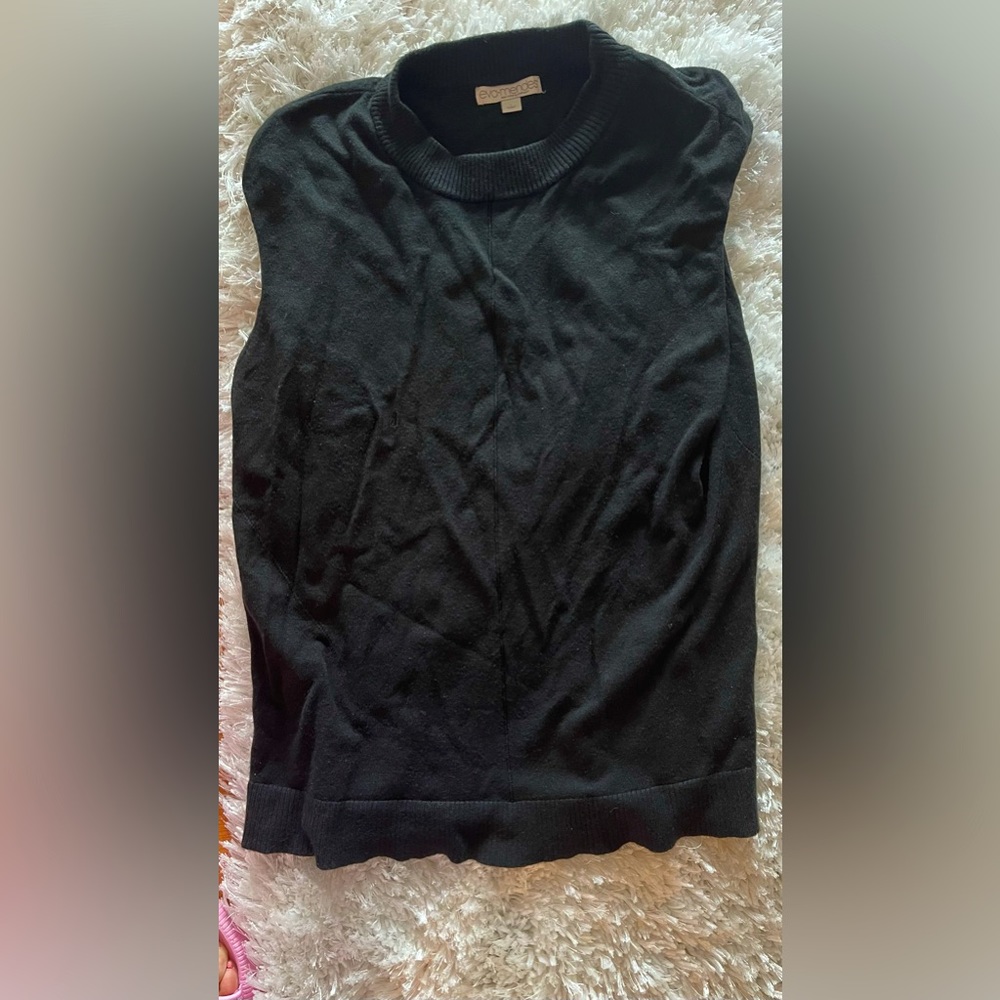 Black Sweater Vest